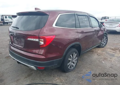 2021 Honda Pilot 2Wd Ex-L from USA, damaged, VIN 5FNYF5H57MB008750